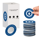 Eco-friendly Disposable Espresso Coffee Filters 20pcs (Blue)